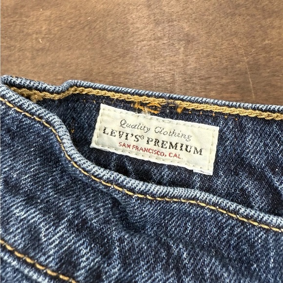 Levi's Womens 70s High Rise Slim Straight Denim Jeans Medium Wash 31 x 29 - Picture 7 of 10